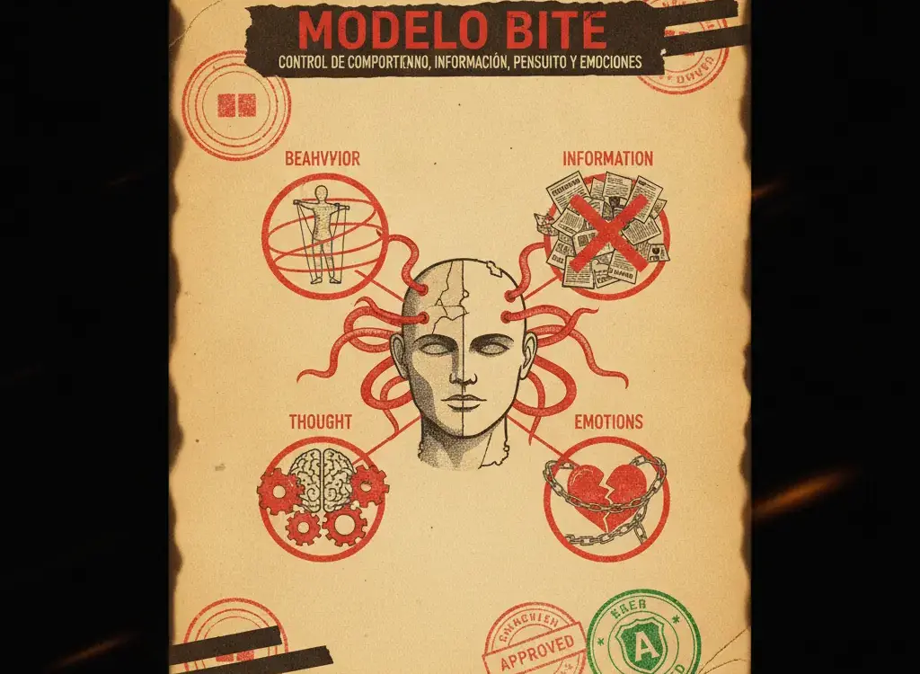 bite model sectas, control mental sectas